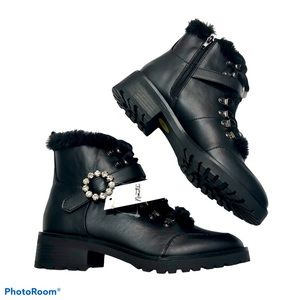 New Nanette Lepore Black Booties Size 8